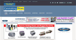 Desktop Screenshot of canmakingnews.com