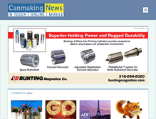 Tablet Screenshot of canmakingnews.com